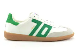 Back 70 retro sneakers wit-groen