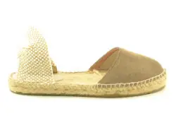 Manebi espadrilles Hamptons donkerbeige