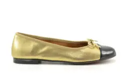 Toral ballerina's goud-zwart
