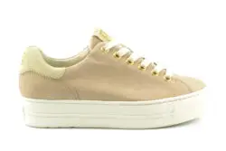 Paul Green lage sneakers lichtbruin nubuk