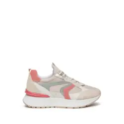 Nero Giardini lage sneakers beige-rose-groen