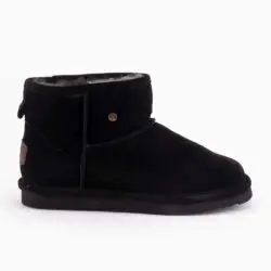 Warmbat dames pantoffels Wallaby black