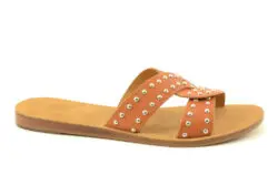 Toral  slippers TL-12616 cognac leer