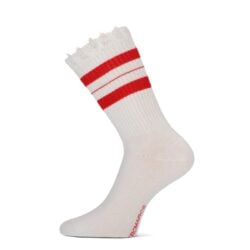 MarcMarcs dames sokken wit-rood
