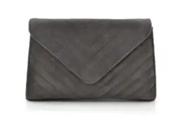 Unisa handtas grijs suede