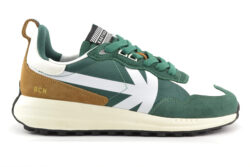 Kaotiko lage sneakers groen-wit