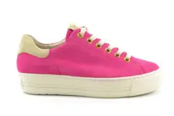 Paul Green lage sneakers fuchsia nubuck