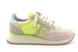Wushu Ruyi lage sneakers beige-geel-roze