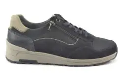 Waldlaufer casual veterschoenen H-Etienne dk.blauw