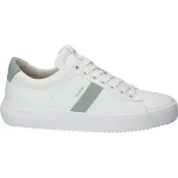 Blackstone lage sneakers wit-grijs