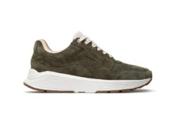 Xsensible lage sneakers groen suede HX