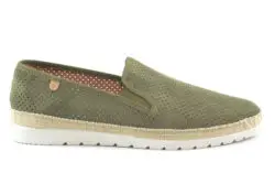 Verbenas espadrilles groen suede