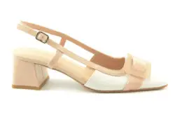 Zinda pumps 2203 wit-nude lak