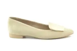Paul Green ballerina's beige suede