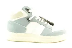 Blackstone mid sneakers XL 28 white/l.blue