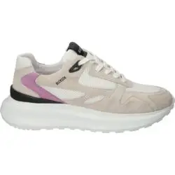 Blackstone beige suede sneakers