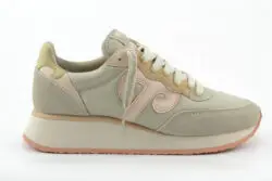 Wushu Ruyi lage sneakers groen-roze