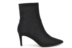 Bibi Lou enkellaarzen hak zwart suede