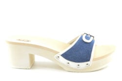 Scholl clogs hak Pescura Ibiza denim