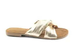 Lazamani slippers metallic goud