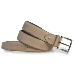 Floris van Bomeml heren riem De Belter 66.69 lichtbruin suede