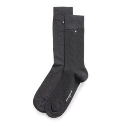 Floris van Bommel herensokken grijs 2-pack
