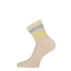 MarcMarcs damessokken off white-lt.blue