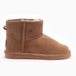 Warmbat dames pantoffels Wallaby cognac