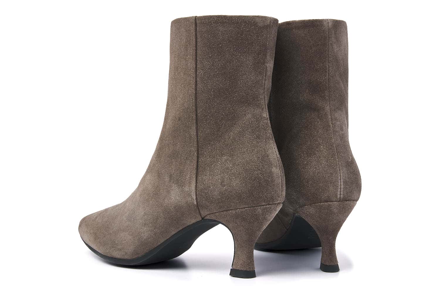 Grijze dames enkellaarsjes kopen? | VIA VAI® | Officiële Webshop