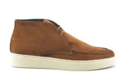 Giorgio half hoge veterschoenen cognac suede