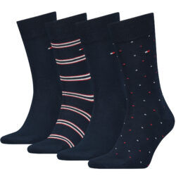Tommy Hilfiger herensokken giftbox donkerblauw