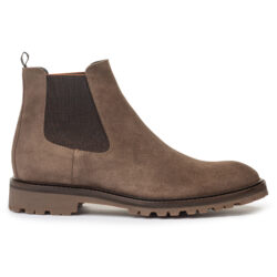 Floris van Bommel chelseaboots taupe suede