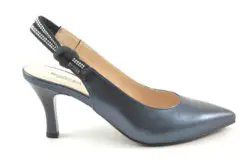 NeroGiardini pumps metallic blauw leer