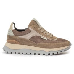 Floris van Bommel taupe suede sneakers