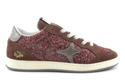 AMA Brand luxe sneakers bordeaux crystal