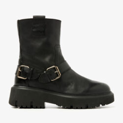 Via Vai bikerboots zwart leer