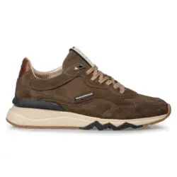 Floris van Bommel lage sneakers De Zager taupe