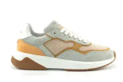 Rehab sneakers groen-bruin combi