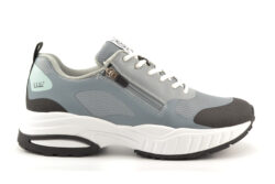 Waldlaufer veagan sneakers grijs/rits