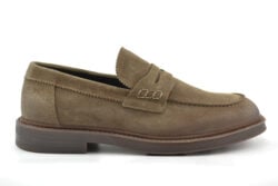 Giorgio beige suede loafers