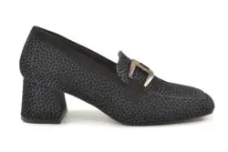 Pedro Miralles pumps giraffe grijs/zwart