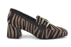 Pedro Miralles pumps zebra bruin/zwart