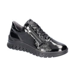Waldlaufer zwarte sneakers  lak rits H