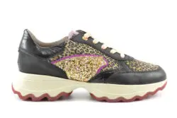 DLSport zwarte sneakers met glitters
