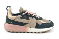 Kaotiko lage sneakers grijs-roze