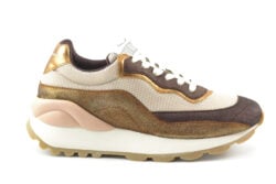Voile Blanche lage sneakers bruin-rose