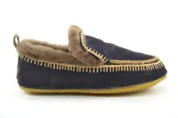 Laidback London blauw suede instappers
