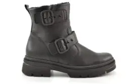 Waldlaufer zwarte leren enkellaarzen H