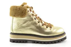 Lola Cruz luxe bergschoenen goud