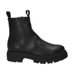 Blackstone enkellaarzen zwart leer/wol